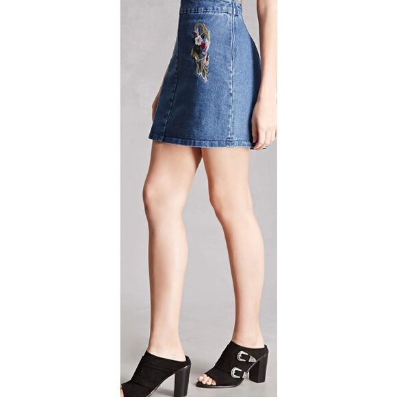 Goldie Denim Skirt  - Picture 2 of 12